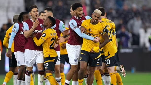 west ham đấu với wolves