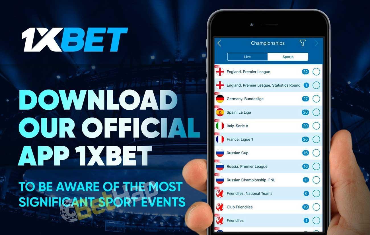 Hướng dẫn cập nhật phiên bản mới nhất của ứng dụng 1xBet